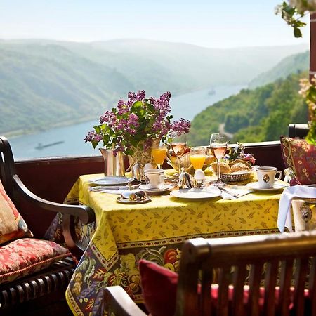 Burghotel Auf Schoenburg Oberwesel Esterno foto