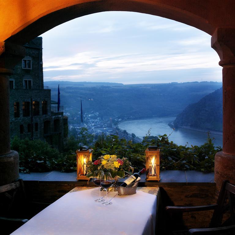 Burghotel Auf Schoenburg Oberwesel Esterno foto