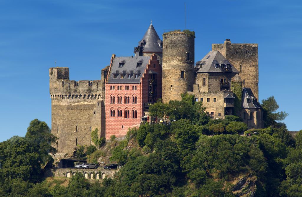 Burghotel Auf Schoenburg Oberwesel Esterno foto