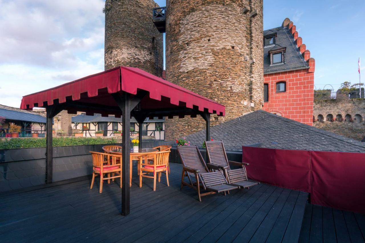 Burghotel Auf Schoenburg Oberwesel Esterno foto