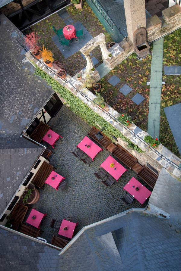 Burghotel Auf Schoenburg Oberwesel Esterno foto