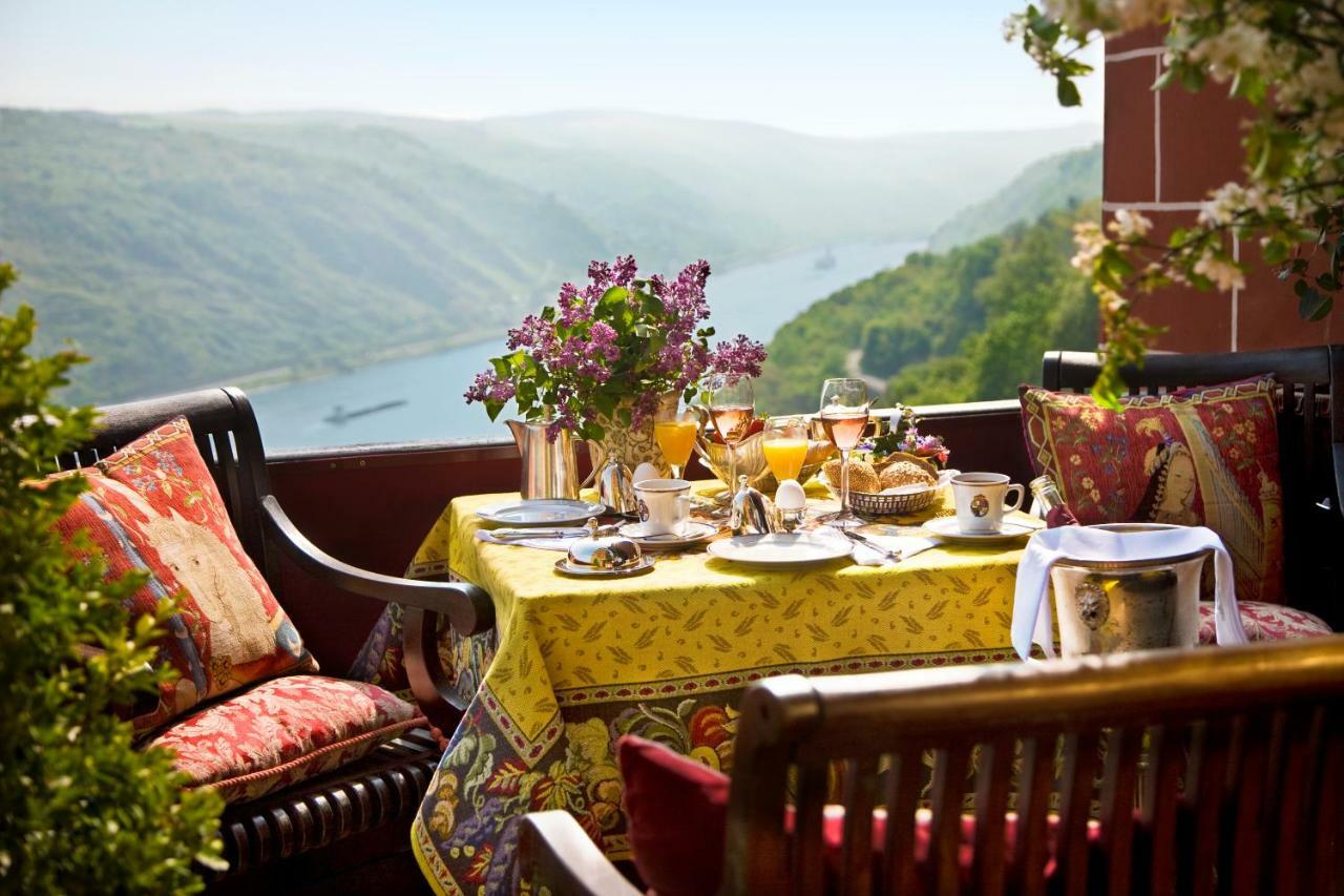 Burghotel Auf Schoenburg Oberwesel Esterno foto